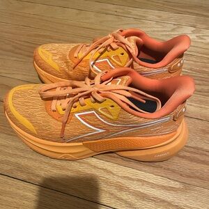 Diadora Nucleo Orange Athletic Shoes for Women